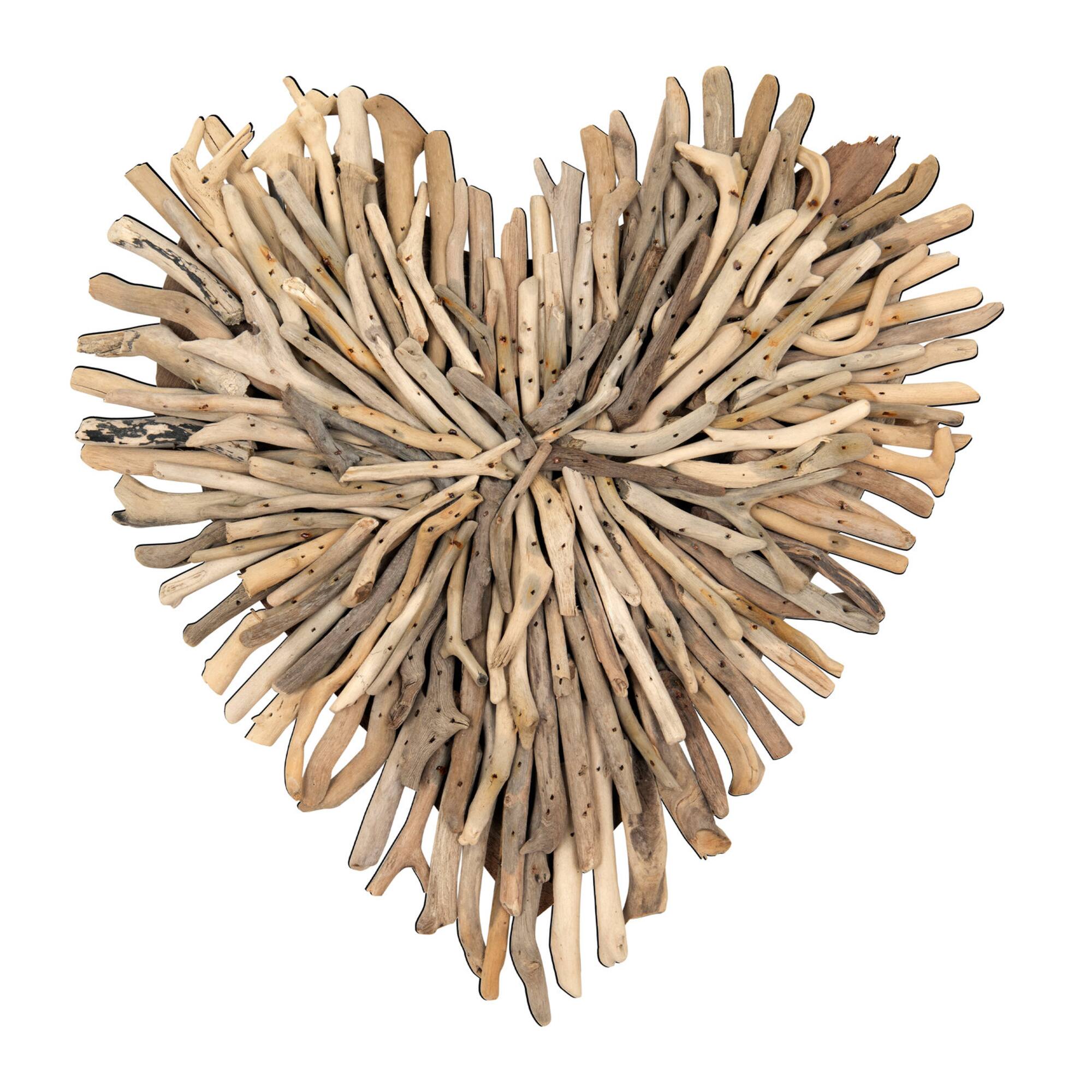 Hello Honey® Driftwood Heart Shaped Wall Décor